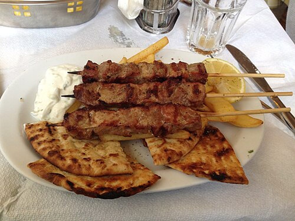 Pork Souvlaki Plate